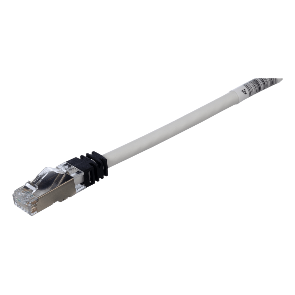 Patch Cord Cat6A, Blindado S/FTP, CM/LS0H, 2.5 Metros (8.20 Pies), Color Gris