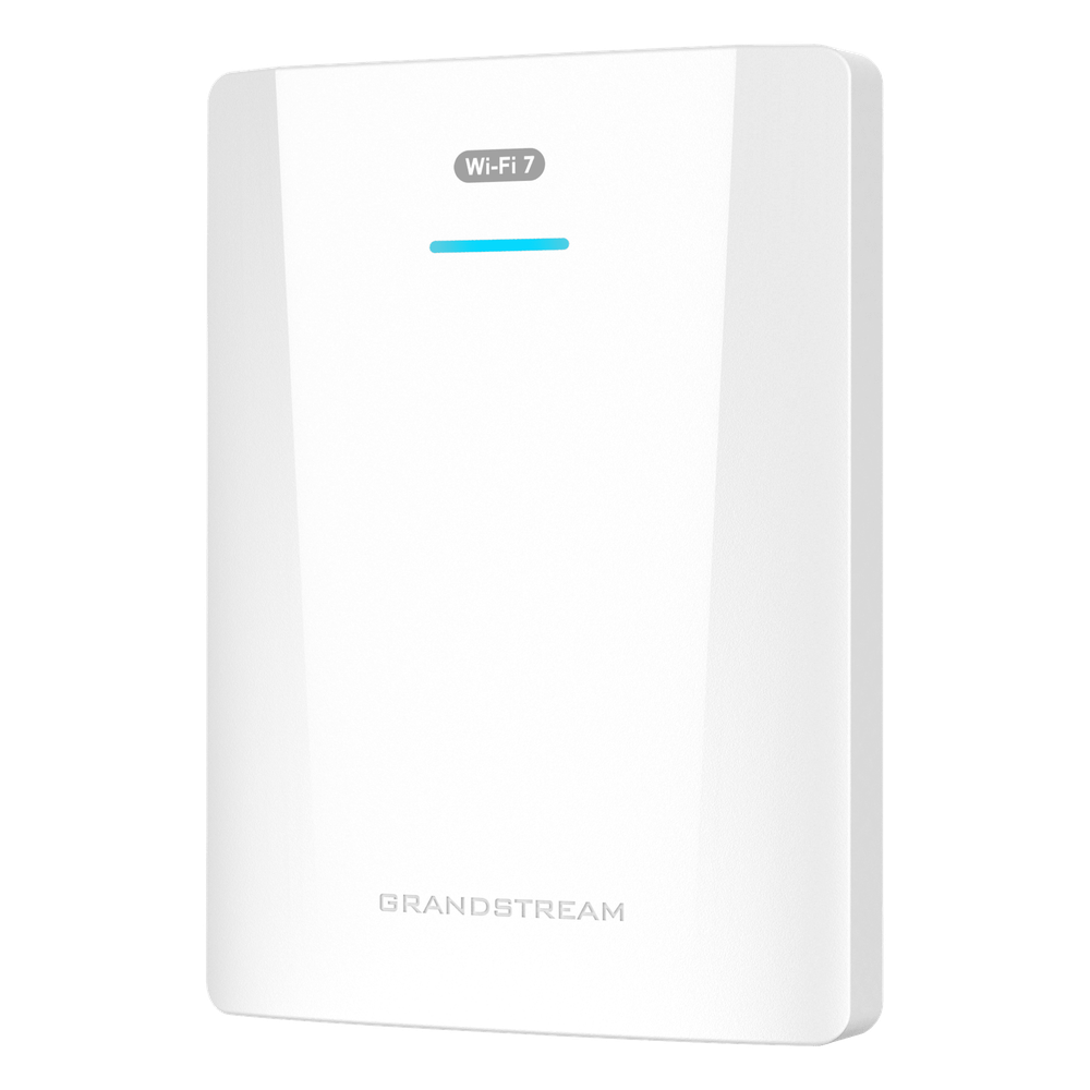 Punto de Acceso Wi-Fi 7 para Pared / GWN7670WM / MIMO 2x2:2 DL-UL OFDMA / Modulación 4096 QAM / 2.5G Ethernet PoE+ / Hasta 256 Clientes / QoS