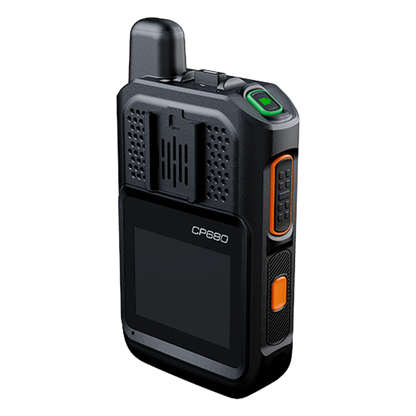 Bodycam IP67 4G LTE Android 12 / Con Funciones de Radio POC / Pantalla Táctil de 2" / Soporta llamadas Telefónicas y Mensajes SMS /Descarga de Vídeo