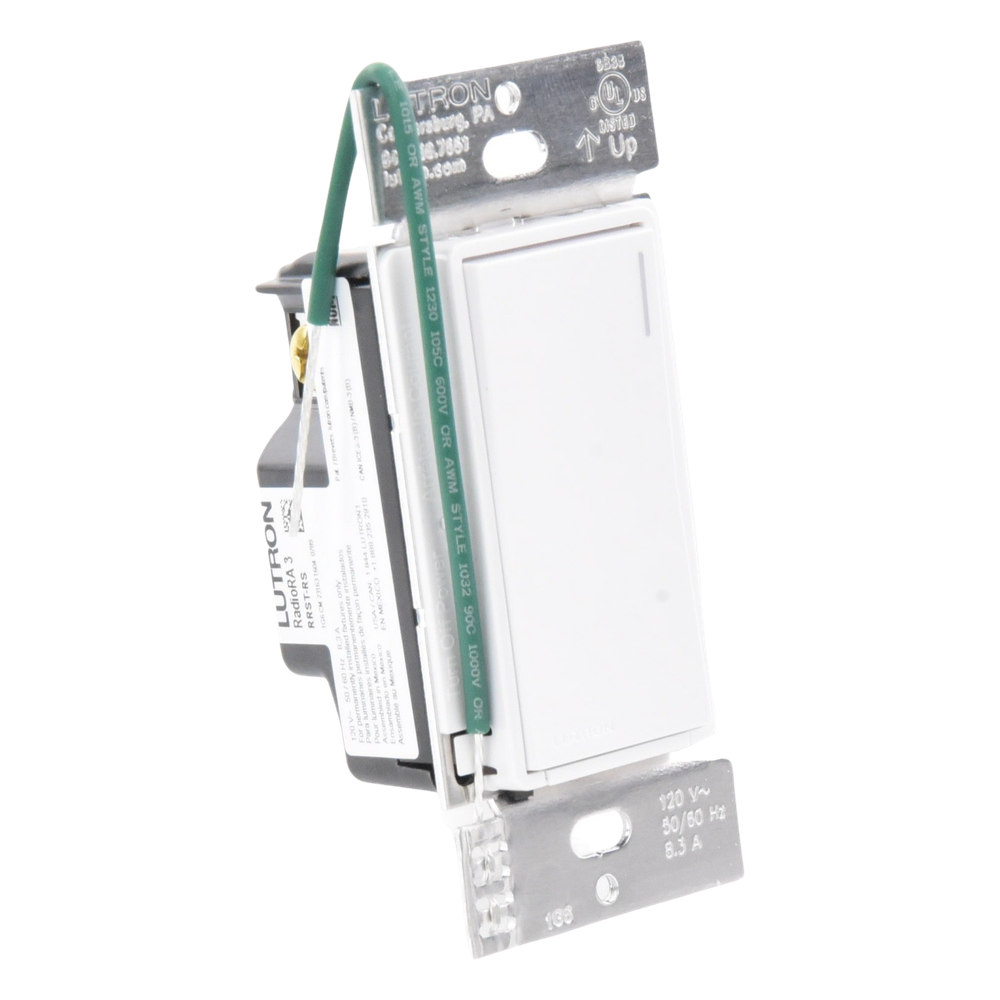 Apagador auxiliar Sunnata de pared para control de 3 vías o escalera, 120 V, compañero cableado del apagador principal del sistema RadioRA 3, color