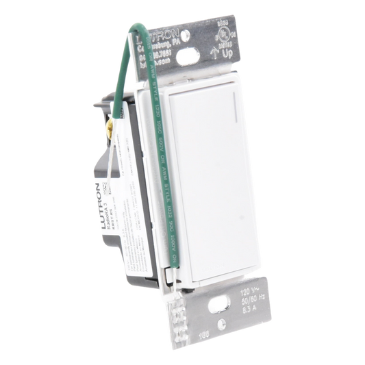Apagador auxiliar Sunnata de pared para control de 3 vías o escalera, 120 V, compañero cableado del apagador principal del sistema RadioRA 3, color