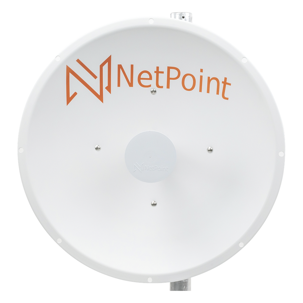 Antena Direccional de alto rendimiento / diámetro de 60 cm / 4.9-6.4 GHz / Ganancia 30 dBi / SLANT de 45 ° y 90 ° / Ideal para 30 km / Conector