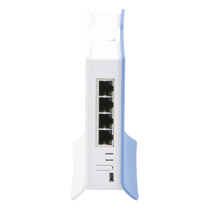(hAP lite TC) 4 Puertos Fast Ethernet, Wi-Fi 2.4 GHz 802.11 b/g/n y base tipo Torre