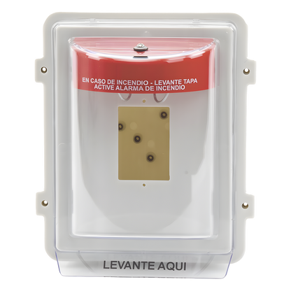 Protector Universal para Estación Manual, Fabricado en Policarbonato Súper Fuerte Para Uso en Exterior