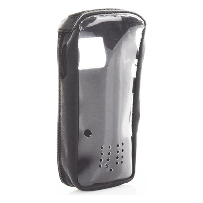 Funda de Piel Reforzada, con Frente Transparente para Serie Satelital IC-SAT100
