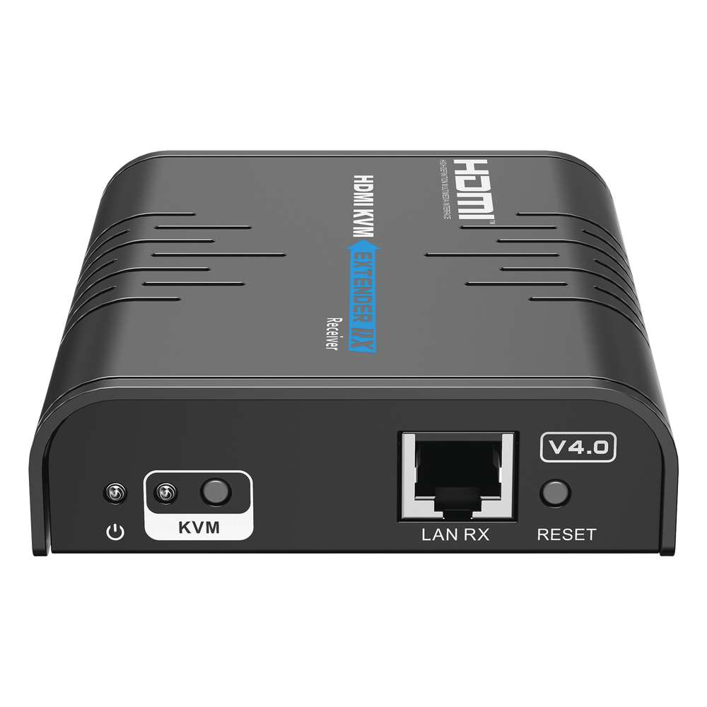 Receptor Compatible para Kits TT373KVM4.0 | Resolución 1080P @ 60 Hz | Soporta STP y UTP CAT6 | Control IR | Compatible con Switch Gigabit para