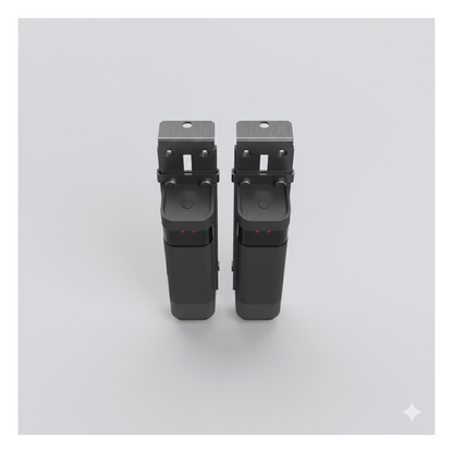 Haz Infrarrojo Inalámbrico ACCESS-PHW / Transmisor y Receptor Photo Beam / Triple Frecuencia 409-458 MHz / Alcance 20 Metros / Batería Litio 2300mAh