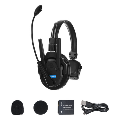 Intercomunicador Inalámbrico Full-Duplex / Rango 500 m (1640 ft) / Hasta 13 Unidades / Latencia 80 ms / AEC 2.0 / Batería 24 Hrs / USB-C