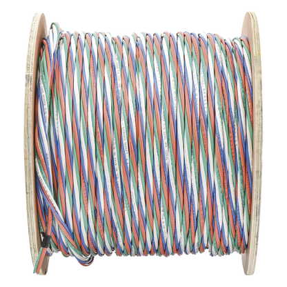 Carrete de 305 Metros (1000 Pies) Cable Múltiple Armado / 4x18 AWG SH + 6x22 AWG SH + 2x22 AWG SH + 4x22 AWG SH CMR