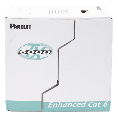 Bobina de Cable UTP 305 Metros (1000 Pies) de Cobre, TX6000™ PanNet, Reelex, Azul, Categoría 6 Mejorado (23 AWG), PVC (CM), de 4 Pares