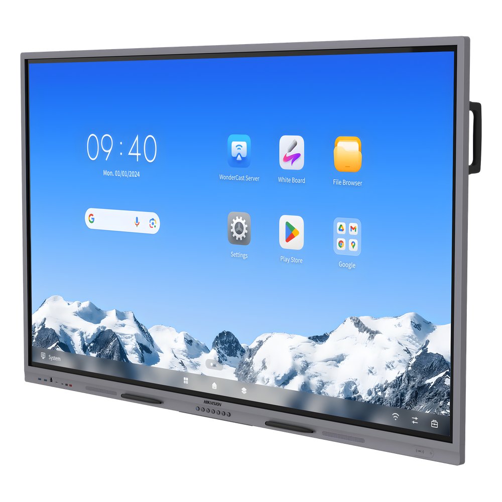 Pantalla Interactiva Touch de 86" Android 16 / Asistentes IA / Google Suite Preinstalado con Certificación EDLA / Resolución 4K / Bocinas Integradas