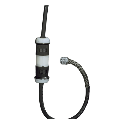 Conector Industrial con Bloqueo de Media Vuelta / 20 A 250 V CA / 2 Polos 3 Hilos / Color Blanco y Negro / Nema L6-20R.