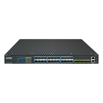 Switch Gestionado Capa 3 Multi-puerto 10G/25G + 2/4-Puerto 100G QSFP28 / 880-1520 Gbps Non-Blocking / Stacking 10 Unidades / Enrutamiento OSPF, BGP