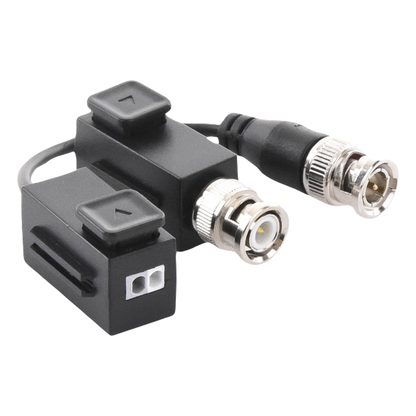 Kit de Transceptor (Balluns) TURBOHD con Boton Push / Hasta 8 MP (4K) / 100% Cobre / Soporta HD-TVI / AHD / CVI / CVBS / Audio por Coaxitron / Datos