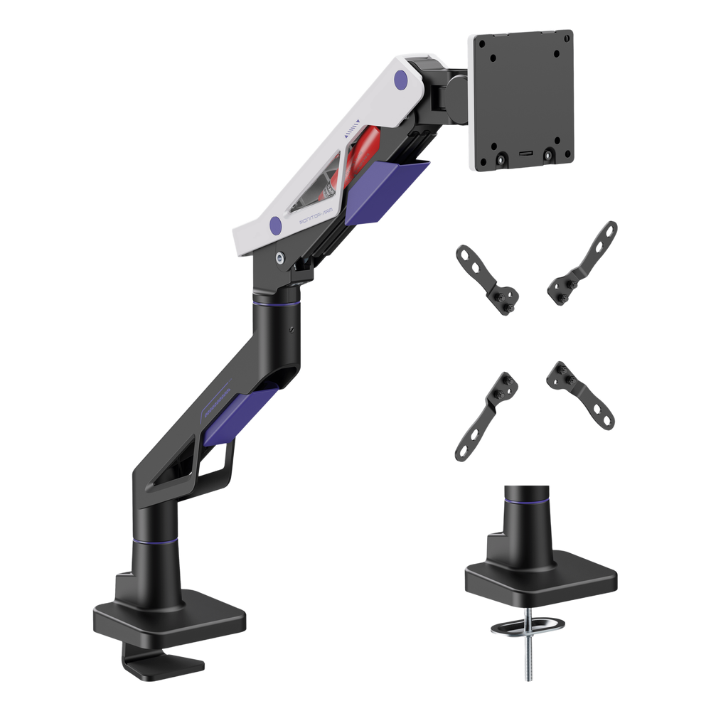 Brazo Para Monitor 24-57 Pulgadas/Hasta 30 KG/ VESA 75 X 75 - 200 X 200