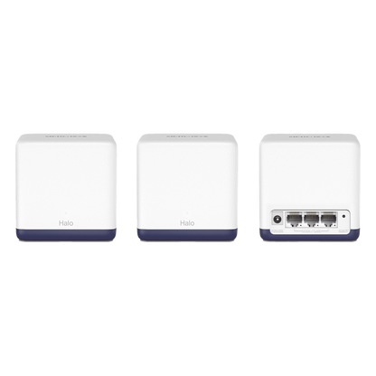 KIT de Sistema Inalámbrico H50G Mesh / Doble banda 2.4GHz y 5GHz AC 1900Mbps / 3 Puertos 10/100/1000 Mbps / Control vía App / Roaming Continuo