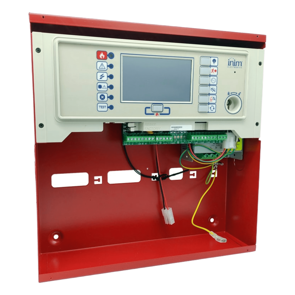 Central de Detección de Incendio Previdia Compact | Sistema Analógico Direccionable | 1 Loop Hasta 240 puntos en cualquier combinación | Gestión