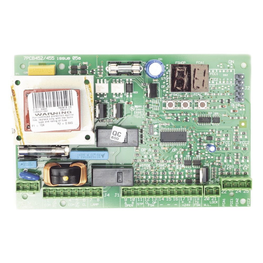 Tarjeta Electronica FAAC 455D Para Operadores Abatibles