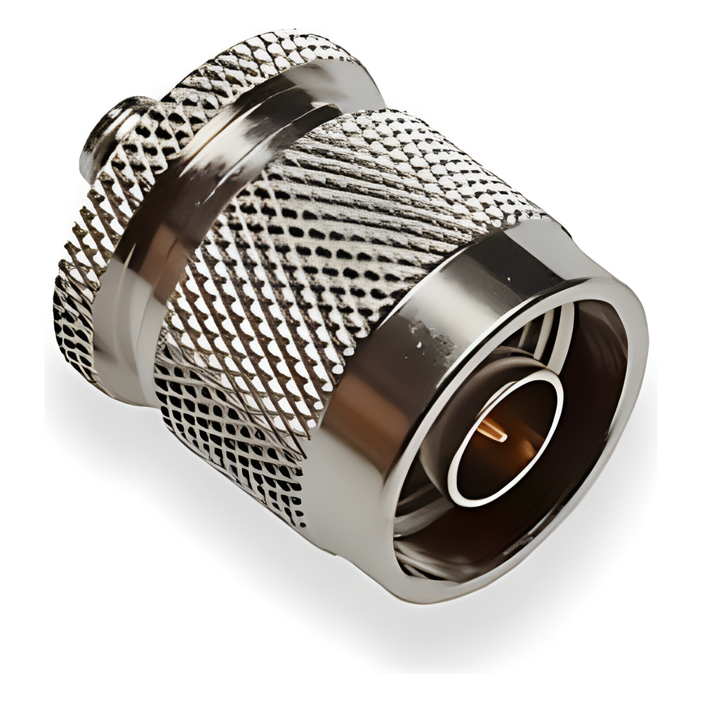 Adaptador en Línea de Conector SMA Hembra a N Macho, Níquel/ Oro/ Teflón