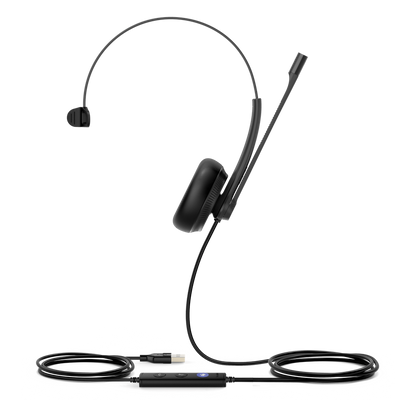 Yealink UH34 Mono, versión Microsoft Teams, cancelación de ruido profesional USB-A con indicador de ocupado