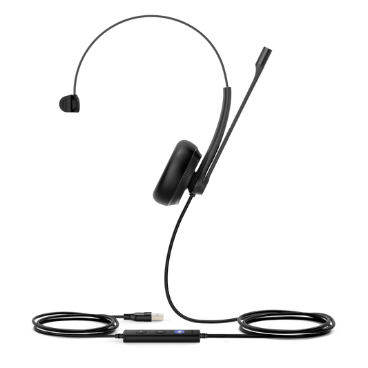 Yealink UH34 Mono, versión Microsoft Teams, cancelación de ruido profesional USB-A con indicador de ocupado