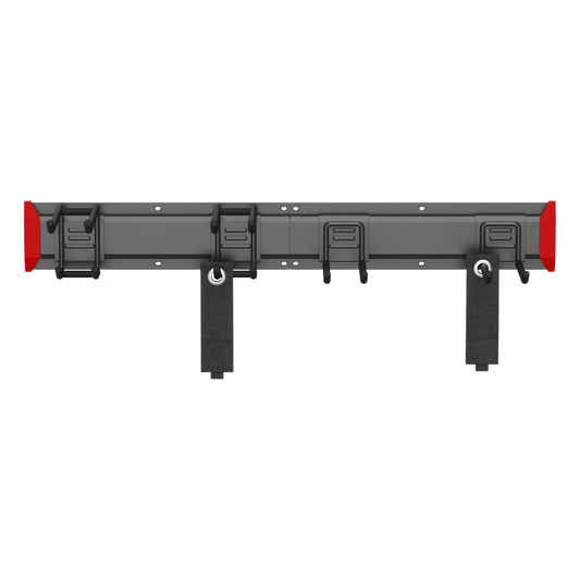 Estante de Almacenamiento de Pared Versátil de Alta Resistencia (en 2 Placas de Pared)