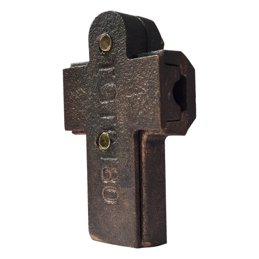 Conector tipo “T” Mecánico elaborado en bronce, para cables calibre de 1/0 a 4/0 AWG