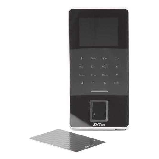 Terminal Biométrica de Huella / 3,000 Huellas 5,000 Tarjetas / WiFi / Pantalla 2.4" / TCP/IP RS485 / ADMS / Control de 1 Puerta