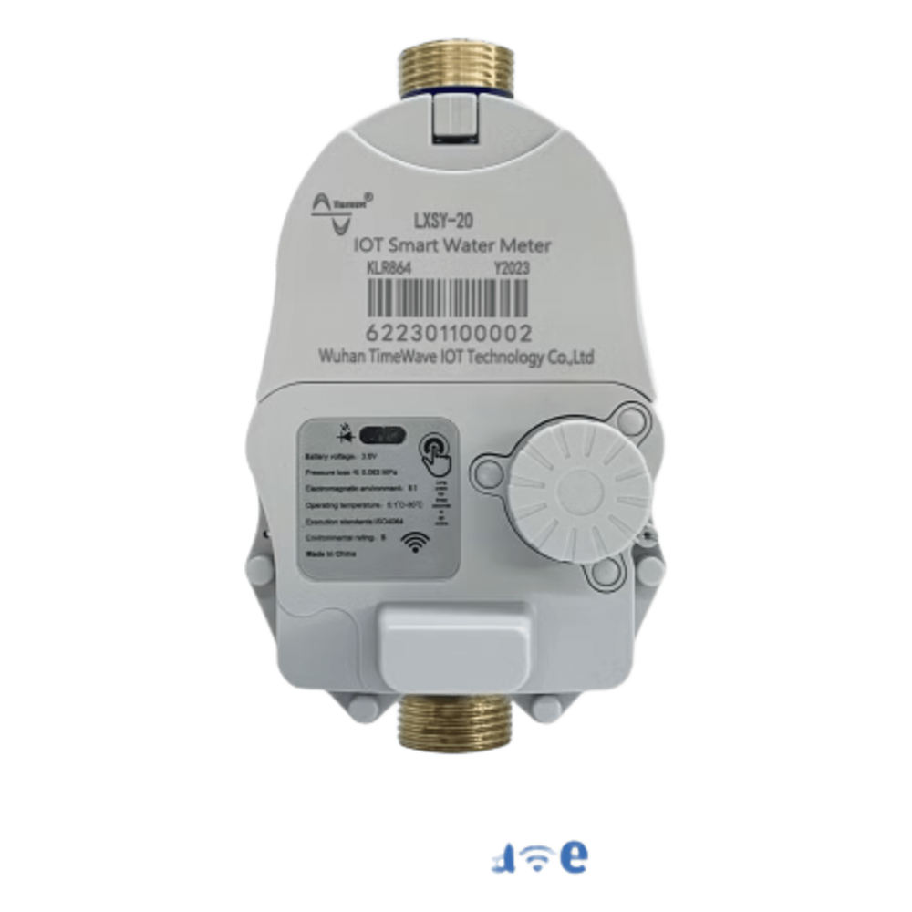 Medidor de Agua Mecánico LoRaWAN IoT de 1/2 Pulgada / Smart Metering y Telemetría para BMS / Válvula de Corte de Flujo / Batería Litio de Larga