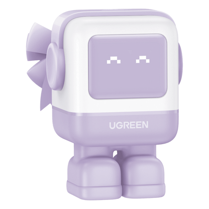 Cargador RobotGaN de 65W Serie UNO | 3 Puertos de Carga Rápida | 2 USB-C | 1 USB-A | PD 3.0 | QC 4.0 | Carga Inteligente | Tecnología GaN II | Zapato