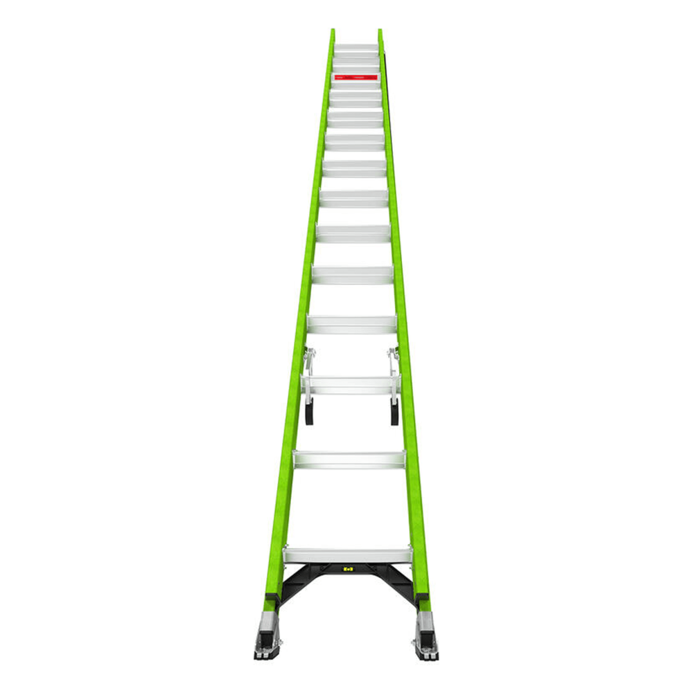 Escalera de Extensión de Aluminio + Fibra de Vidrio Hasta 8.5 m. !La Más Liviana del Mundo! (No. Parte: 18728)