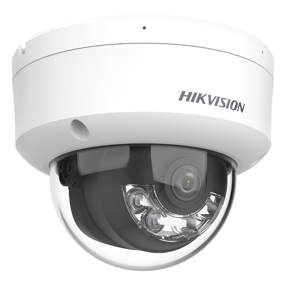 [Dual Light] Domo IP 8 Megapixel (4K) / Lente 2.8 mm / 30 mts IR + 30 mts Luz Blanca / Micrófono Integrado / Antivandálico IK08 / ACUSENSE Lite