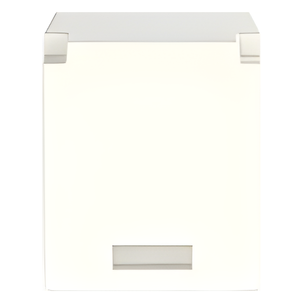 Módulo de Tapa Ciega (Inserto Ciego), Mini-Com, Color Blanco Mate, 1 Pieza