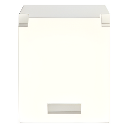 Módulo de Tapa Ciega (Inserto Ciego), Mini-Com, Color Blanco Mate, 1 Pieza