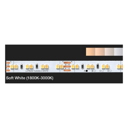 Kit de tira LED Lumaris regulable 1800K-3000K con controlador inalámbrico, para RadioRA 3