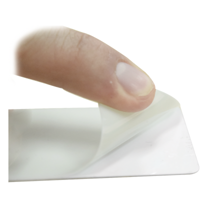 Paquete de 500 Tarjetas UltraCard 10 milesimas Grosor/ Adhesivas/ Imprimibles por un sólo lado / Para pegar sobre tarjetas/ CR80