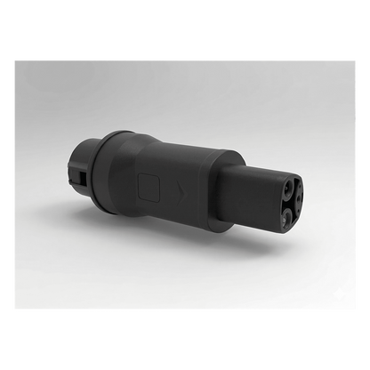 Adaptador de Conector EV / Entrada Tipo 1 (SAE J1772) / Salida NACS / 7 kW / 32 A / 220 V AC / Monofásico / Uso Interior y Exterior