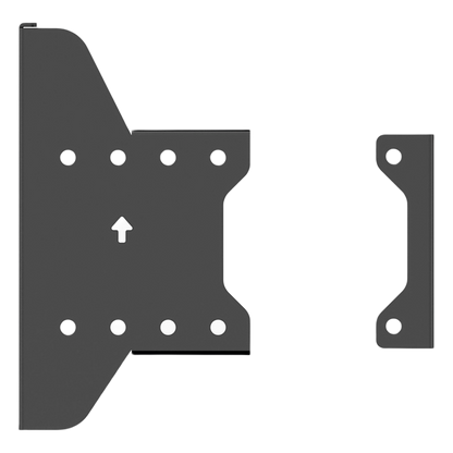 Accesorio_ Placa para Montaje doble de Pantallas Para Exhibicion de Pared a Pared| Dimensiones 225.2 mm x 126.2 mm x 95 mm