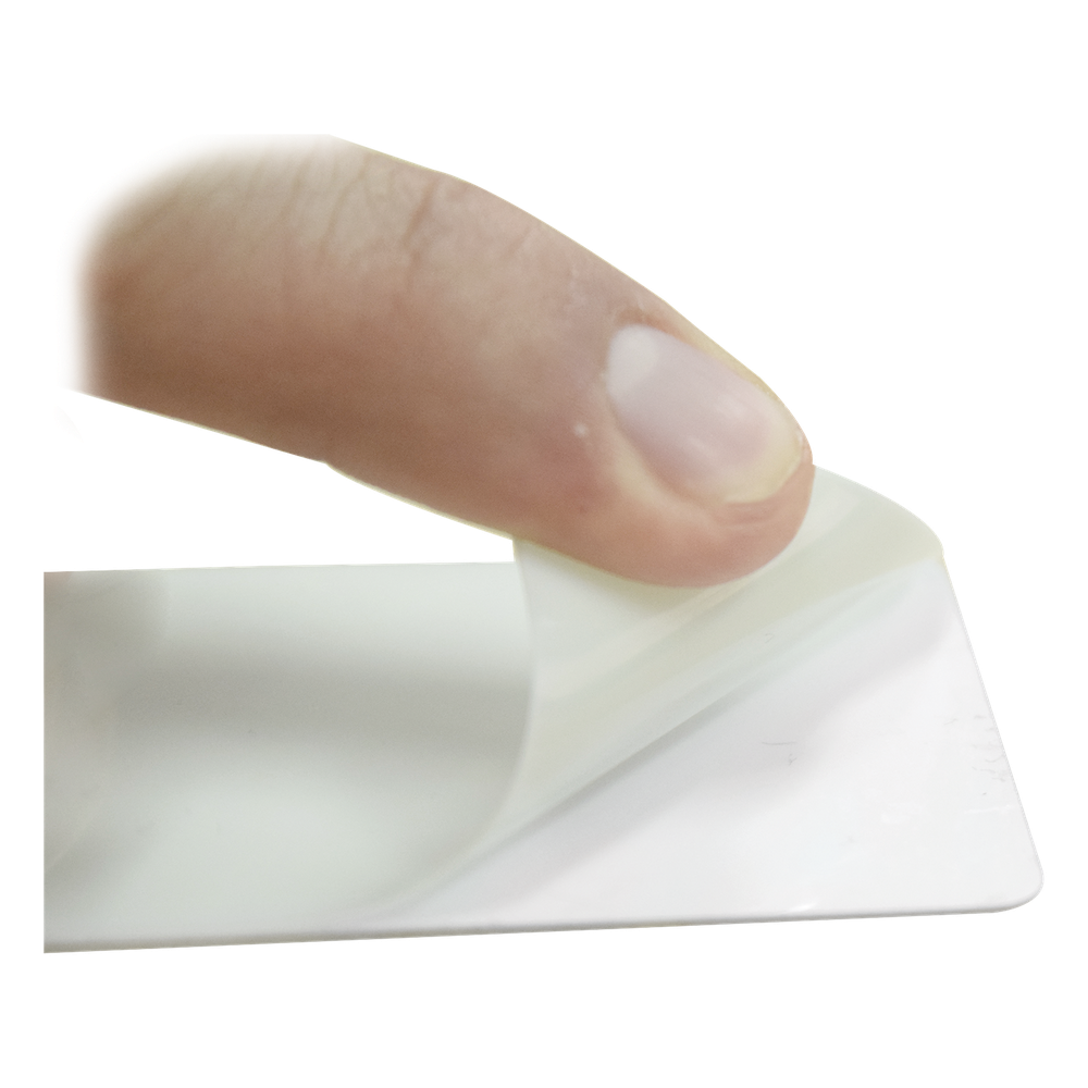 Paquete de 500 Tarjetas UltraCard 10 mil Adhesivas Imprimibles por un sólo lado / Para pegar sobre tarjetas/ CR79