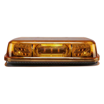 Mini Barra con 18 Poderosos LEDs, Color Ámbar Con Montaje Magnetico