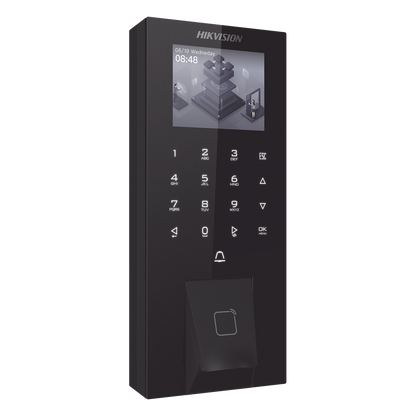 Terminal de Control de Acceso Biométrico / Huella Digital + Tarjeta M1 + PIN + Bluetooth / 5,000 Huellas y 150,000 Eventos / Pantalla LCD Táctil 2.4