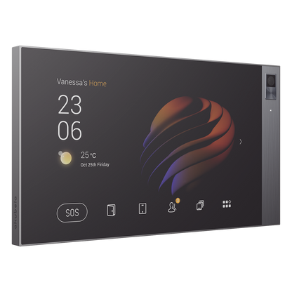 Pantalla táctil Hub controlador integrable con sistemas de automatización compatible con múltiples marcas. Conexión Wifi y Ethernet