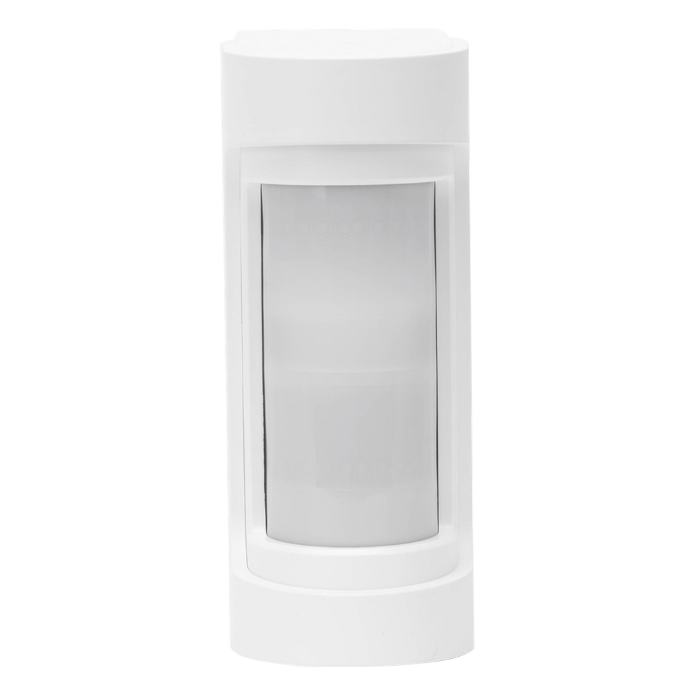Detector de movimiento PIR dual inalámbrico para exteriores con batería de litio de larga duración