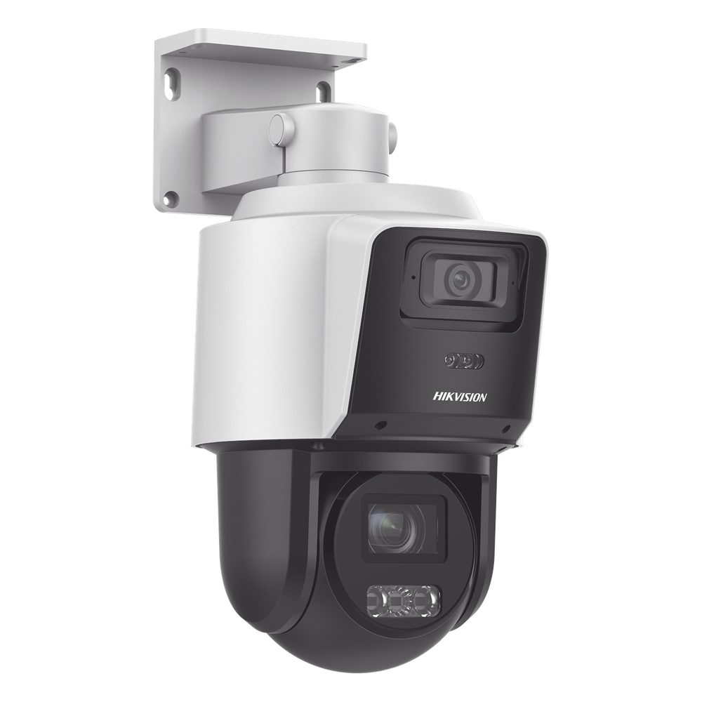 [TandemVu] PTZ IP 4 Megapixel con Cámara Panorámica 4 Megapixel / 4X Zoom / Dual Light (40 mts IR + 30 mts Luz Blanca) / ACUSENSE / IP66 / PoE+