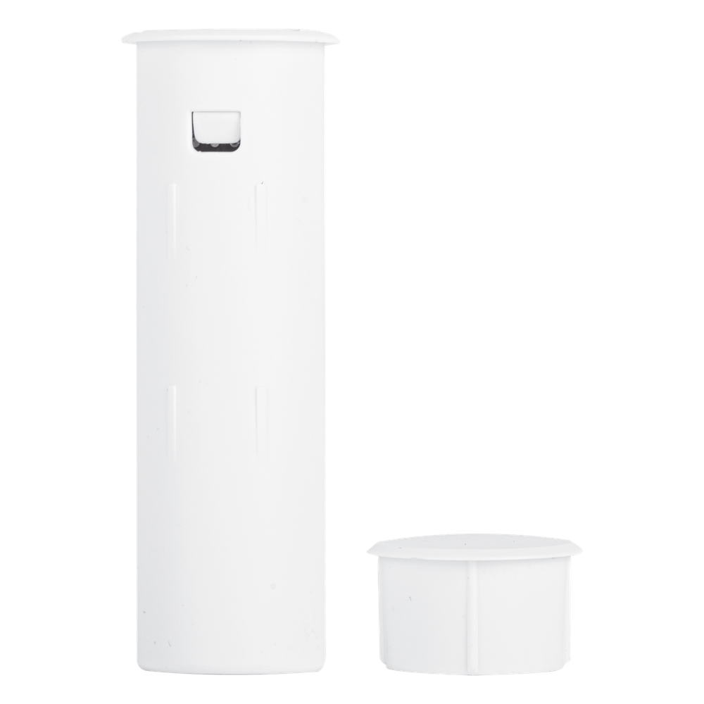 Sensor Magnético Inalámbrico para Empotrar / Invisible en Puerta Cerrada / Gap 2.54 cm / 345 MHz / Batería 5 Años / Diseño Cilíndrico Discreto