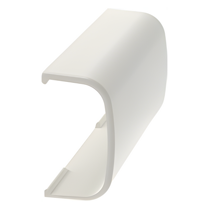 Unión recta, para uso con canaleta LD5, material ABS, Color Blanco Mate