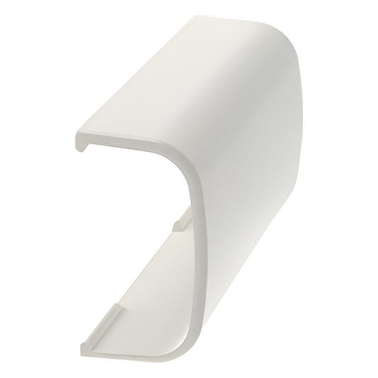 Unión recta, para uso con canaleta LD5, material ABS, Color Blanco Mate