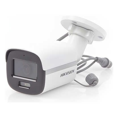 [Dual Light + ColorVu] Bala TURBOHD 2 Megapixel (1080p) / Lente 2.8 mm / 20 mts IR + 20 mts Luz Blanca / Gran Angular 105° / Exterior IP67