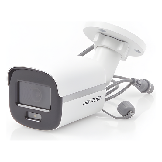 [Dual Light + ColorVu] Bala TURBOHD 2 Megapixel (1080p) / Lente 2.8 mm / 20 mts IR + 20 mts Luz Blanca / Gran Angular 105° / Exterior IP67