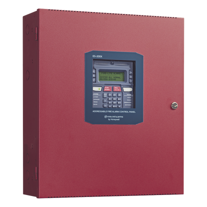 Panel de control de incendio direccionable con comunicador IP y POTS integrado, 318 puntos por lazo SLC, expandible a 954 puntos